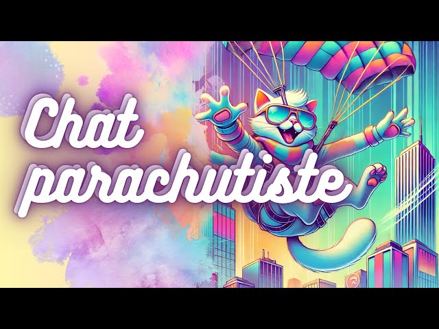 Chat parachutiste