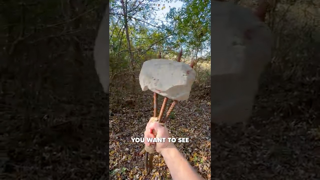 Making a REAL Concrete Hatchet From Rust  #rust #rustconsole #rustshorts  #diy #craft