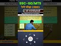 SSC CHSL आणि SSC MTS परीक्षेतील प्रश्न