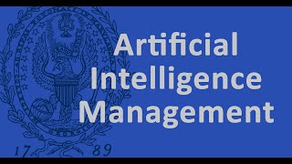 Certificate in Artificial Intelligence Management - An Informational Webinar