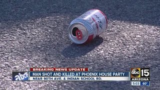 Man shot to death at house party