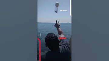 سامحونا مصري يرسل الطعام عبر البحر إلى أهل غزة اخبار المشهد غزة مصر 