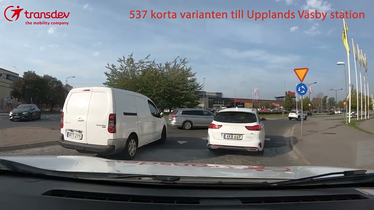 537 Upplands Väsby station, korta varianten
