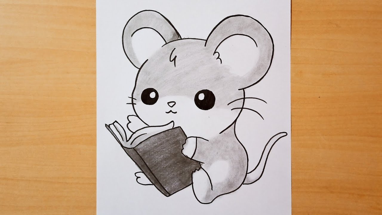How to Draw a Cute Cartoon Mouse  Really Easy Drawing Tutorial