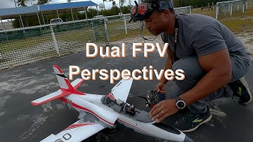 Dual FPV Perspectives from a Viper 90mm Jet and a DC7 Chase-drone