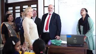 Ms. Sarah Mooney (British Deputy High Commissioner) at Opening Ceremony of Pathways British School.