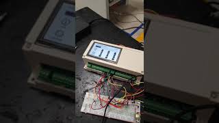 PLC Touch Screen Pump Speed Control by Modbus using STM32F746 MCU PLC Touch Screen Pump Speed Control by Modbus using STM32F746 MCU