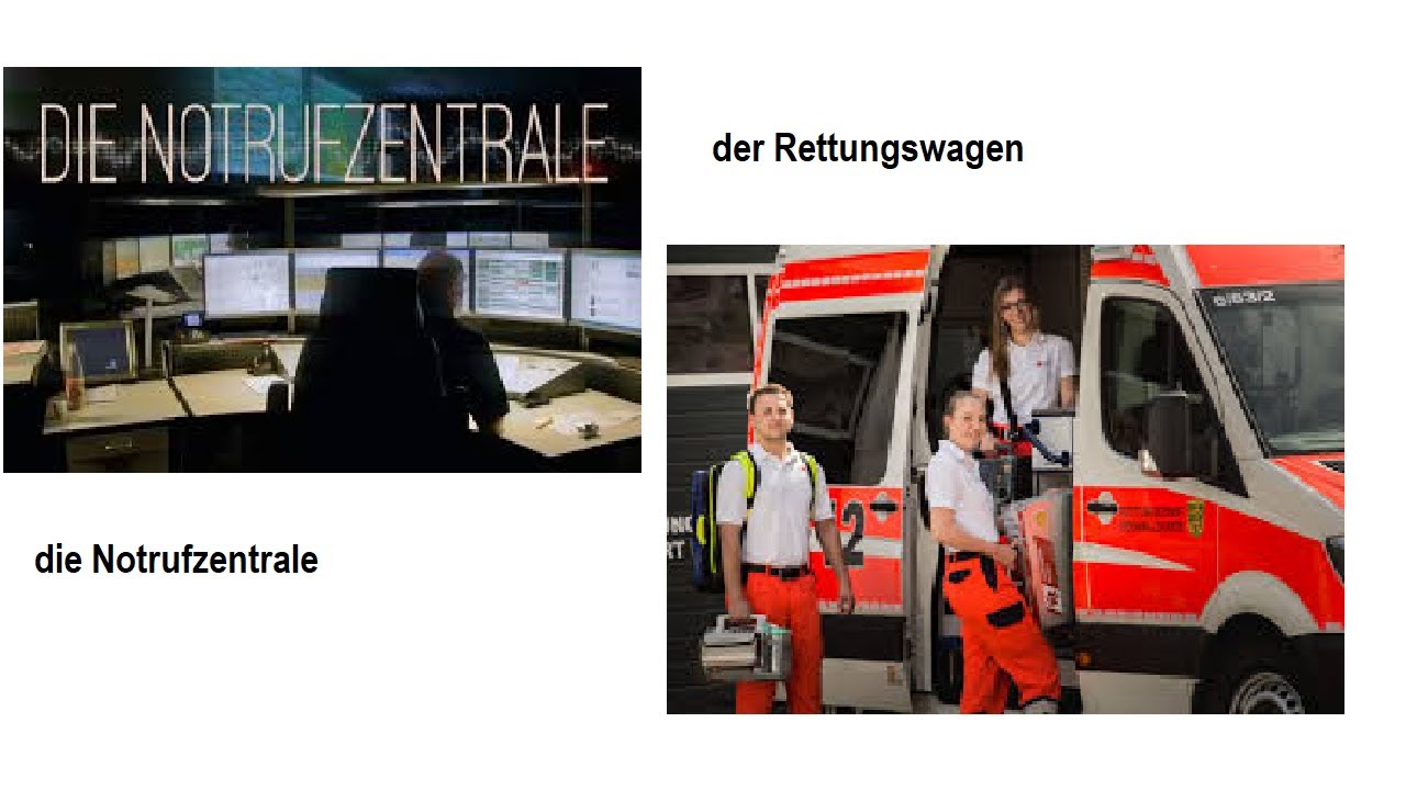 разговорный немецкий ???+?звонок в скорую помощь - инфаркт - YouTube