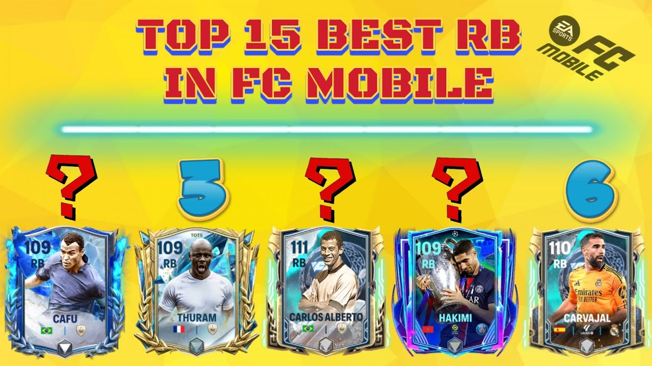 BEST RB IN FC MOBILE || TOP 15 || - YouTube