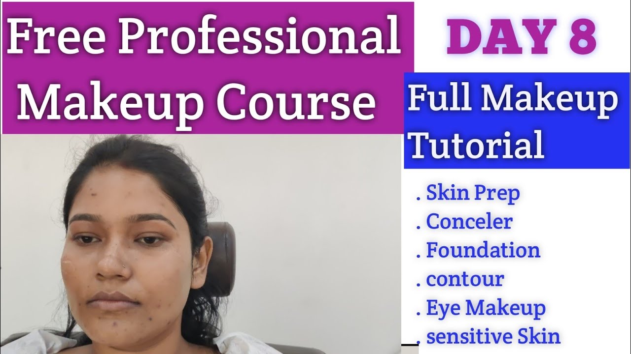 FREE PROFESSIONAL MAKEUP CLASS ( DAY 8 )complete makeup course ...