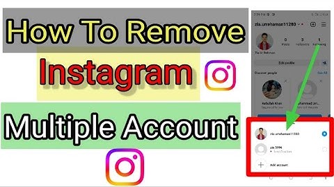 How To Remove or Delete Instagram Multiple Account 2022