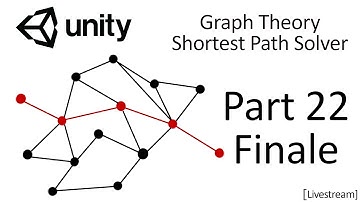 Unity Making a Graph Theory Shortest Path Solver (Part 22 - FINALE) [Livestream]