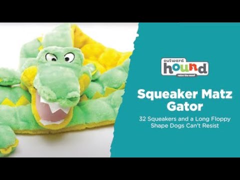 Outward Hound Squeaker Matz Gator