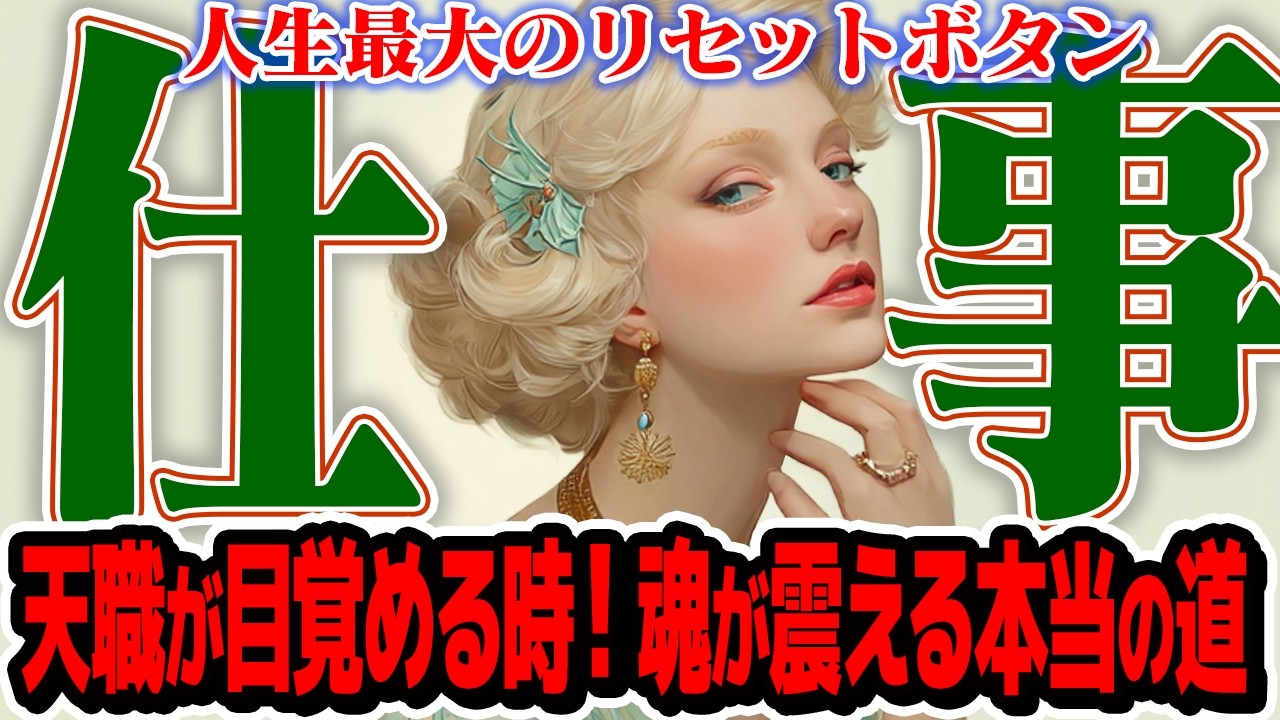【仕事運3択】あなたの「天職」が目覚める時｜魂が震える本当の道【癒しの眠れる占い】