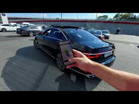 Asystent zdalnego parkowania w Audi A8