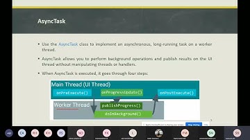 AsyncTask and AsyncTaskLoader - Mobile Application Development