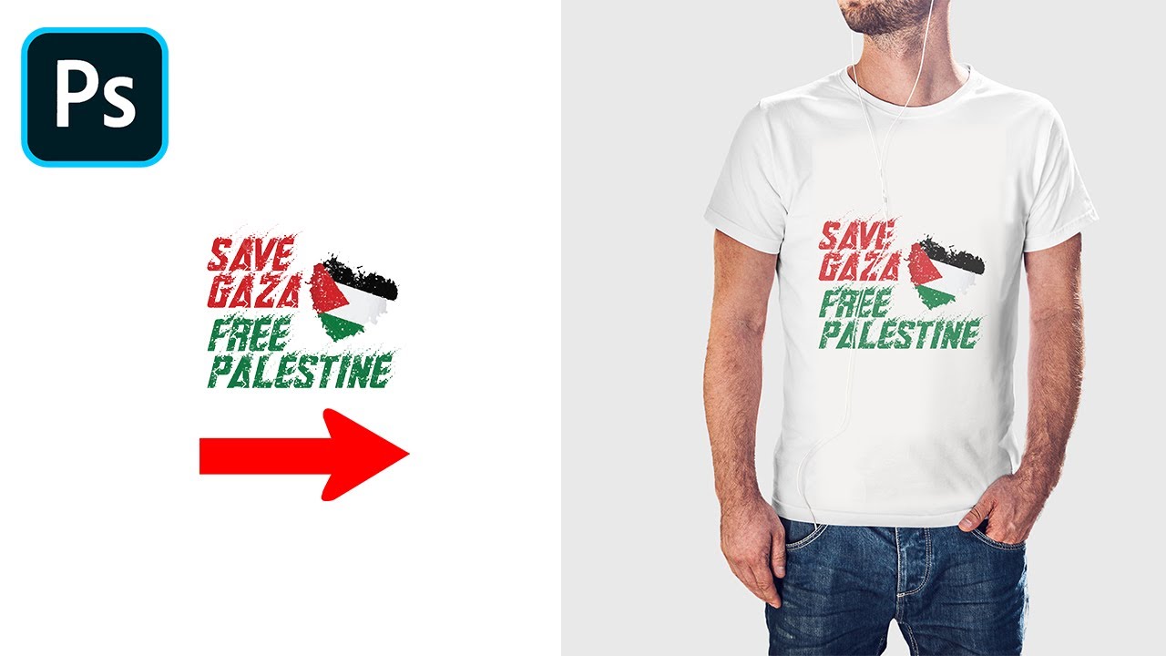 The Most Realistic Way to Make Mockup T-Shirt! - Photoshop Tutorial ...