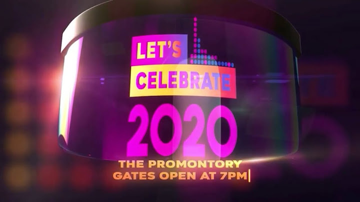 Let’s Celebrate 2020 Countdown Party - Teaser