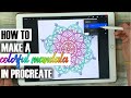 How to Make a Colorful Mandala in Procreate | iPad Pro Tutorial