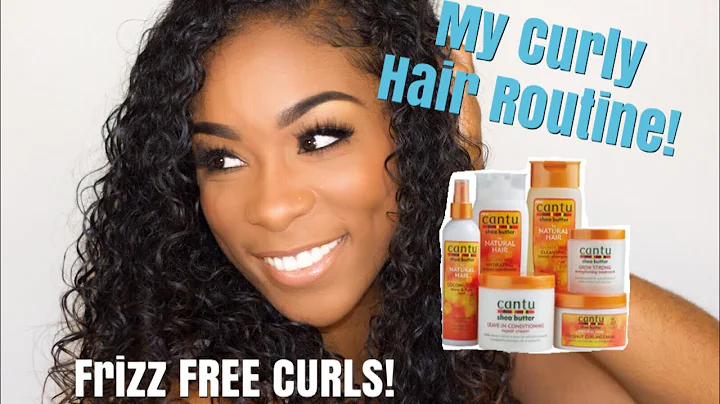 *No Frizz* Curly Hair Routine | Cantu Natural Hair...