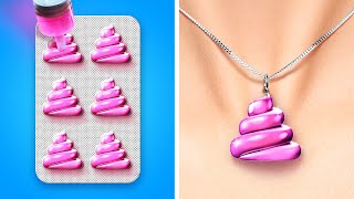 AMAZING DIY JEWELRY || Hot Glue, Epoxy Resin, 3D Pen Crafts