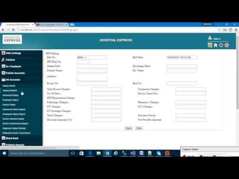 ASP.Net Hospital Management Software Source Code
