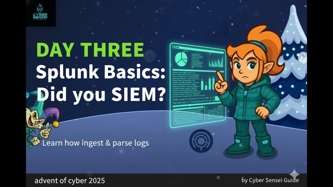 ADVENT OF CYBER Day 3 | Splunk Basics - Did you SIEM? | Tryhackme - YouTube