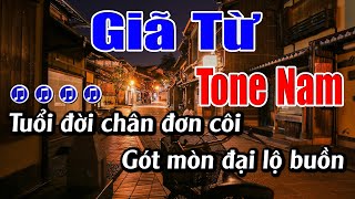 Giã Từ Karaoke Tone Nam Karaoke Lâm Beat - Beat Mới