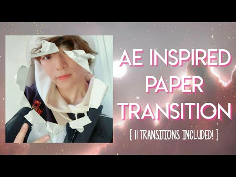 AE INSPIRED PAPER TRANSITIONS [ ALIGHT MOTION TUTORIAL ] - YouTube