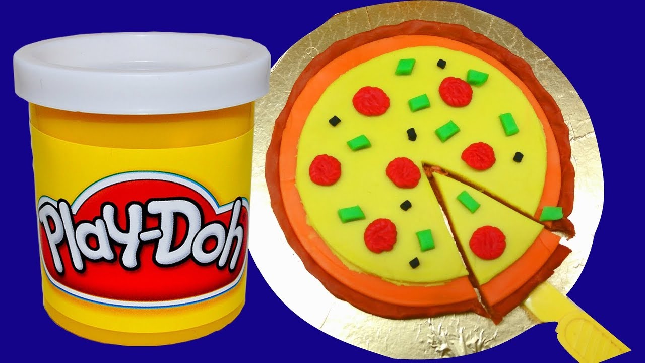 Make pizza with play doh  Creative DIY play dough video for kids 