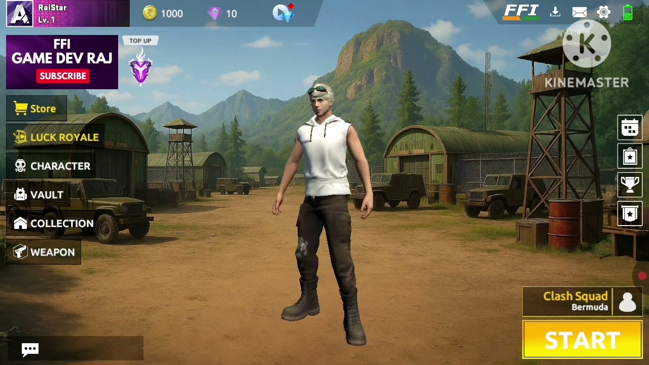 How to create account in FFI BR game 