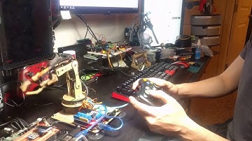 ARMin ver.1 - RPi + Python + Controller + Arduino robot arm kit