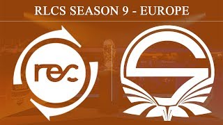 REC vs SNG | Team Reciprocity vs Team Singularity | RLCS Season 9 - Europe (9th Feb 2020)