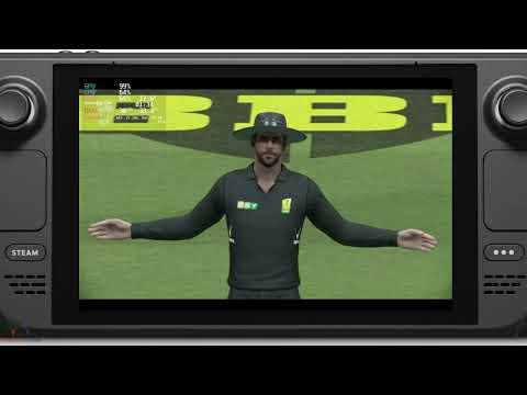 Cricket 22 Steam Deck Gameplay - BBL - Sydney Sixers vs Perth Scorchers