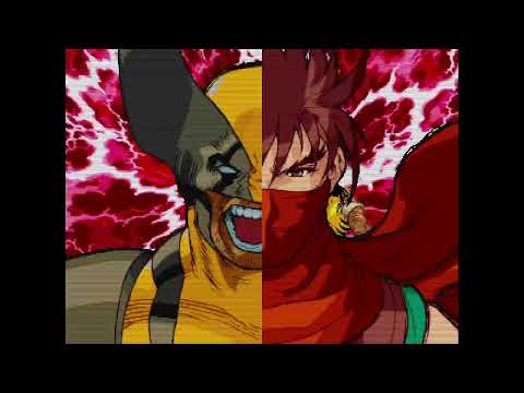Marvel vs. Capcom - Wolverine, Strider Hiryu vs. Red Venom, Spiderman 5