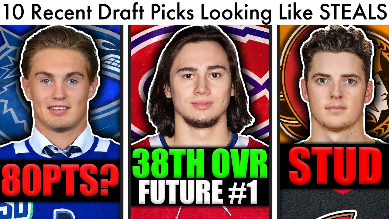 10 Recent NHL Draft Picks Looking Like STEALS! (Top Draft Prospects