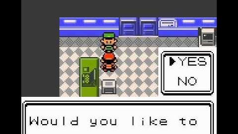 Displacing a Trainer into the grass without cheats (Generation II)