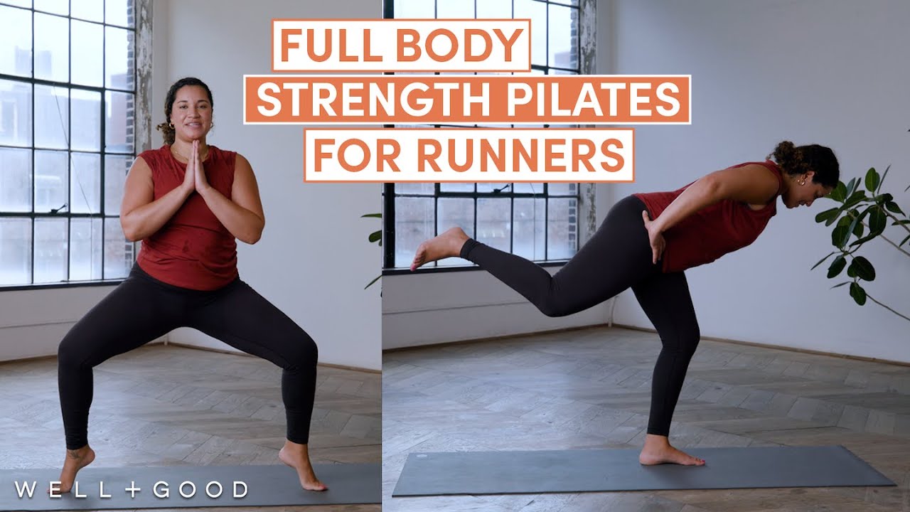 Full Body Pilates Strength Workout for Runners | Trainer of the Month Club | Well+Good