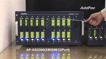 Multi-SIM GSM Gateway Solution AP-GS3300/AP-GS3000/AP-GS916(멀티심 GSM 게이트웨이 솔루션) | AddPac