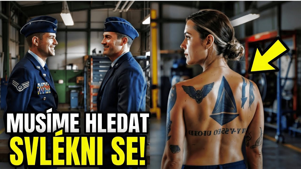 Svlékli ji před všemi — pak velitel ztuhl, když uviděl tetování na její páteři