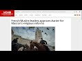 French muslim leaders approve charter for macrons religious reforms