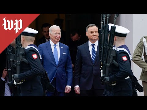 Biden gives speech in Poland