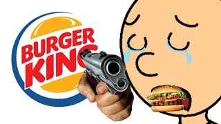 Caillou Goes To Burger King And Misbehaves To Get Grounded
