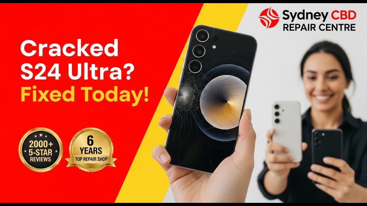 Cracked Samsung Galaxy S24 Ultra Screen? Fix It on the Spot in Sydney