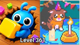 Food Hunt: Pixel Puzzle Level 361 Walkthrough Solution 