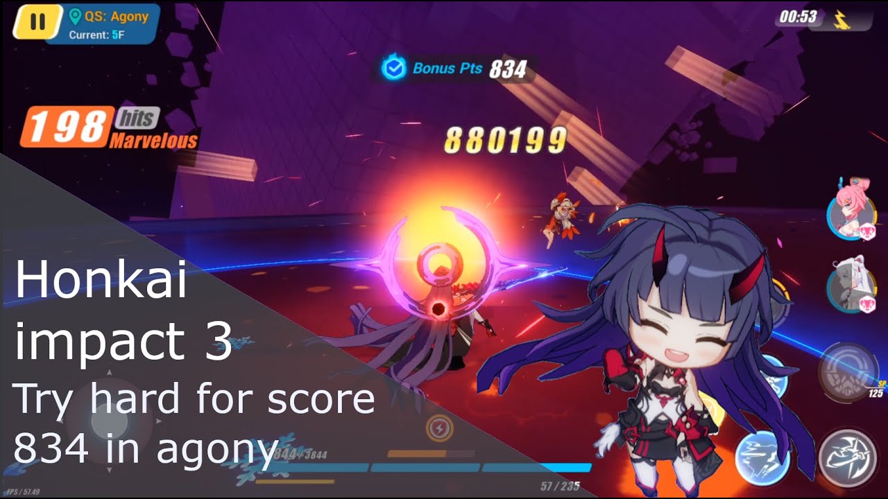 Honkai Impact 3 QSingularis "Agony gameplay" YouTube