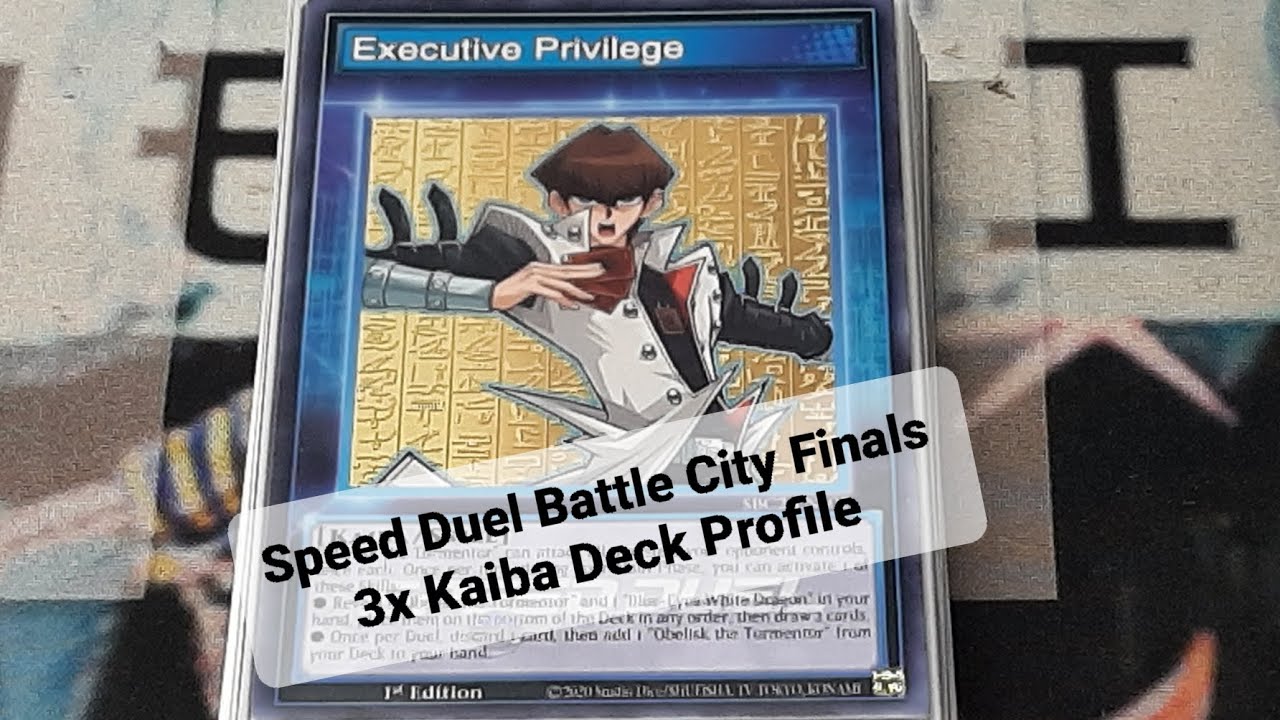 yugioh kaiba deck battle city Seto Kaiba's strategy in Yu-Gi-Oh! Speed Duel Battle City Finals