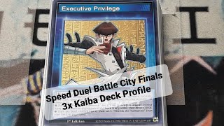 Speed Duel Battle City Finals 3x Kaiba Deck Profile