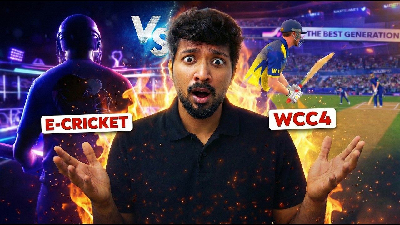 WCC4 vs E-Cricket 🔥🔥 Which one is Best Cricket Game ? E-Cricket vs WCC4 Comparison