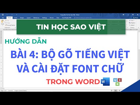 Video Bài 04 - Hướng Dẫn Bộ Gõ Tiếng Việt UNIKEY và Cài Font... - youtube